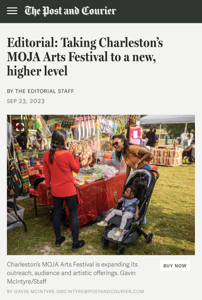 Editorial: Taking Charleston’s MOJA Arts Festival to a new, higher level