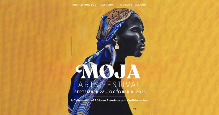 HERITAGE (the 2023 MOJA Art Festival poster art), created by Alexandria Searles