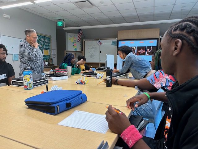 Linda Parris-Bailey at James Simons Public Montessori School in Charleston SC photographed by Pam Gibbs of TINYisPOWERFUL
